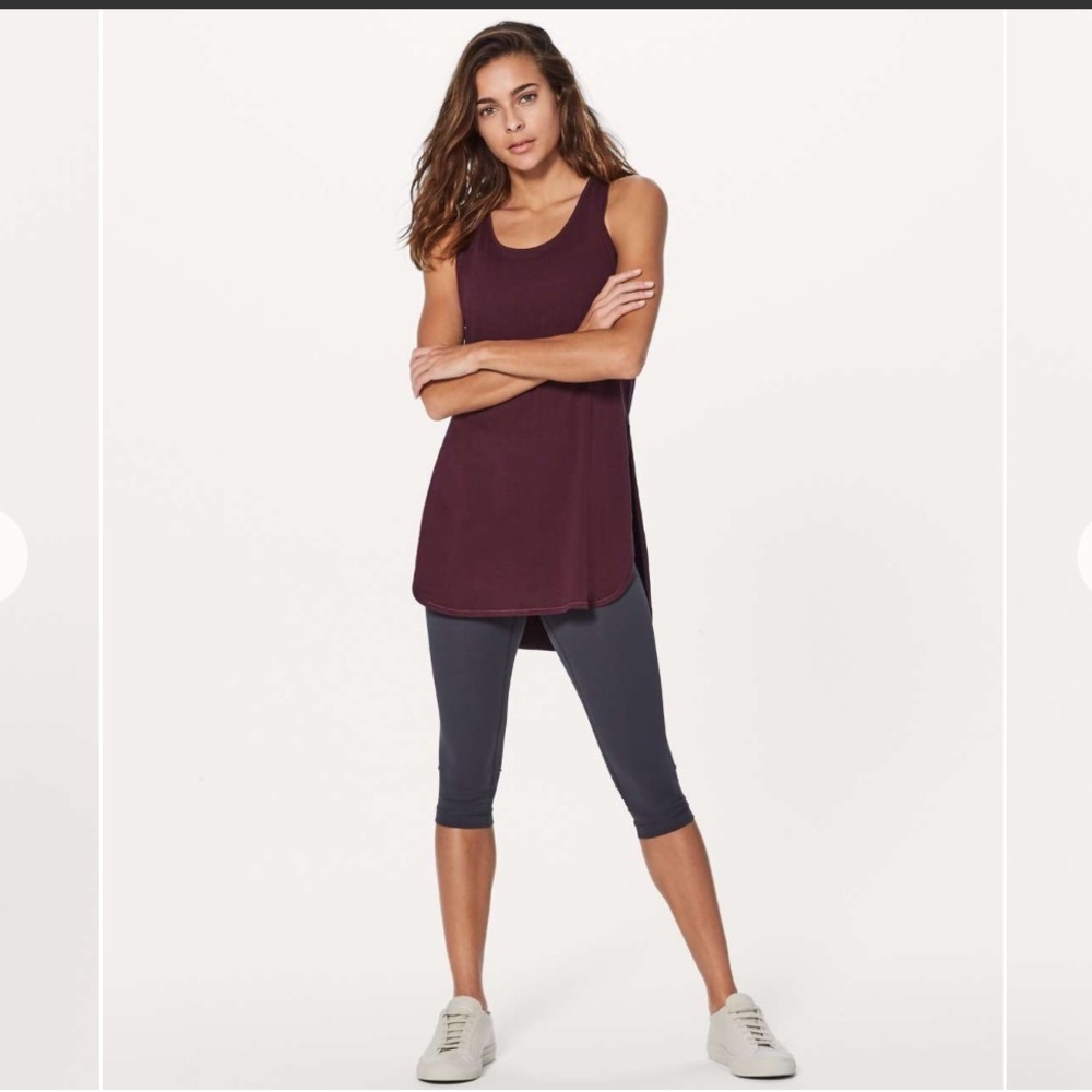 Lululemon Side Story Tank Garnet Reg Women’s 6 - Picture 2 of 7